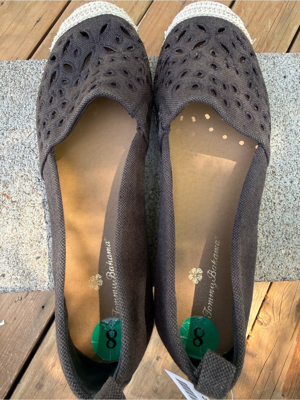 Tommy Bahama Selena Eyelet Espadrille Flat - Picture 5 of 7